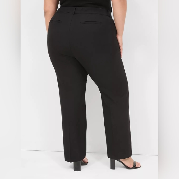 Lane Bryant Allie Pant Straight in Classic Black, Women's Size 28R - Picture 3 of 9